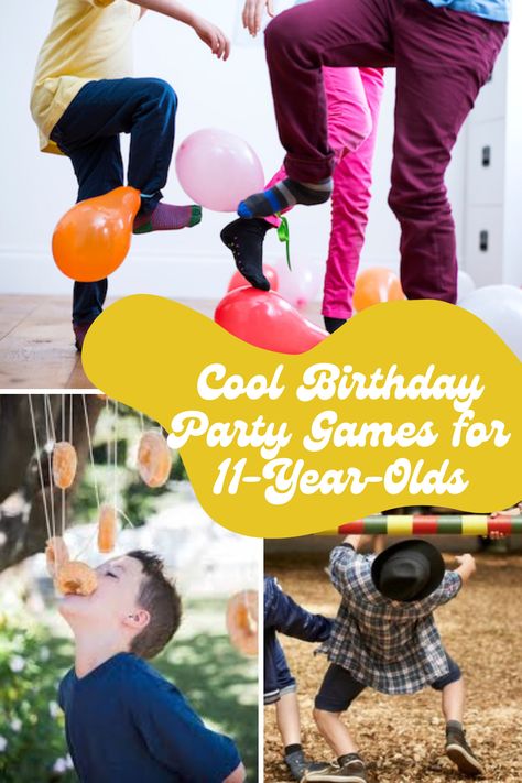 Cool 11-Year-Old Birthday Party Games Tweens will LOVE - Peachy Party Birthday Games For Girls Party, Games For Girls Party, Outside Party Games For Kids, Birthday Games For Family, 9 Year Girl Birthday Party Ideas, 8 Year Birthday Party Games, 10 Years Old Birthday Ideas, Games For Boys Birthday Party, Party Games For Kids Outdoors