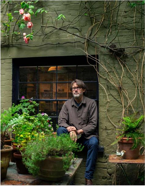 Nigel Slater, Small Courtyard Gardens, Minimalist Garden, Small Courtyards, The Observer, Open Water Swimming, City Garden, Climbing Roses, Courtyard Garden