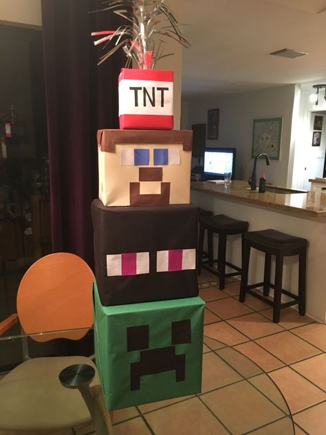 I Saw That Going Differently In My Mind Pool Noodle Tnt Sticks 235 Minecraft Pool Party, Minecraft Pool, Minecraft Party Ideas, Minecraft Party Decorations, Party Decorations Diy, Birthday Party Decorations Diy, Boyfriend Crafts, Minecraft Birthday Party, Pool Noodle