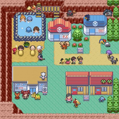 Pokemon Widgets, Isometric Island, Kyogre Pokemon, Pokemon Towns, All The Pokemon, Pokémon Design, Pokemon Video, Best Pokemon, Pokemon Jewelry