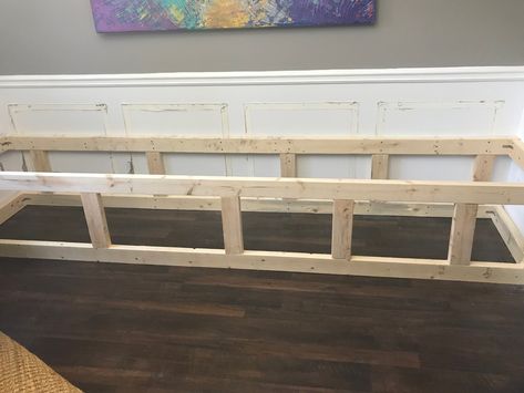 A DIY Built-In Bench with Storage tutorial for any space of your home. Diy Bench Seat, Diy Built In, Mudroom Bench With Storage, Mudroom Bench Ideas, Mudroom Remodel, Banquette Seating In Kitchen, Wall Bench, Storage Bench With Cushion, Mudroom Bench Seat