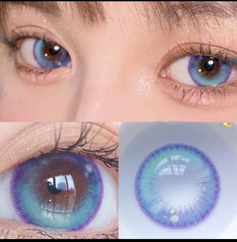 Rare Eye Colors, Cool Contacts, Eye Lens Colour, Rare Eyes, Colored Eye Contacts, Cosmetic Contact Lenses, Eye Contact Lenses, Fake Eye, Kawaii Makeup