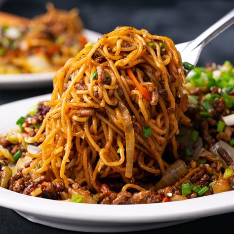 Hoisin Beef Noodles, Hoisin Beef, Marion Grasby Recipes, Marions Kitchen, Marion's Kitchen, Beef Noodles, Asian Noodle, Asian Noodles, Minced Meat