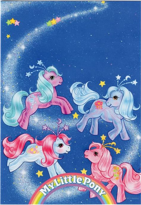 My Little Pony Fairy Brights never released! Original My Little Pony, My Little Pony Poster, My Little Pony Wallpaper, Vintage My Little Pony, 80s Cartoons, Lisa Frank, Arte Inspo, 40th Anniversary, Ponies