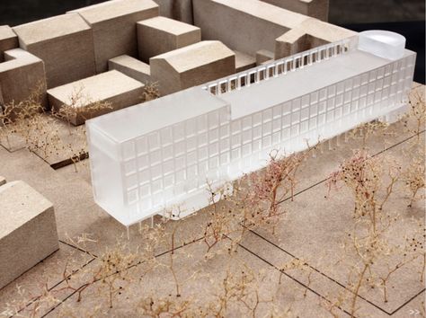 1:500 Model Architecture, Architecture Site Model, Site Model Architecture, Milan University, Student Residence, Site Model, Architecture Design Process, Architectural Model, Landscape Model