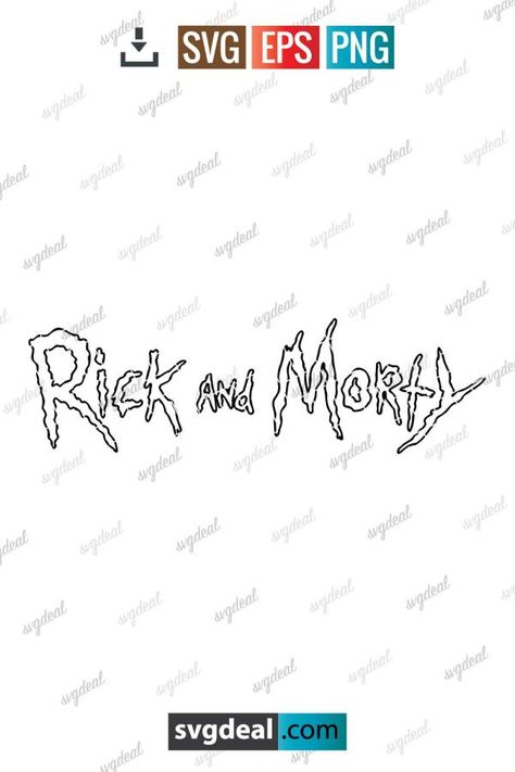 Rick And Morty Svg Rick And Morty Svg Free, Rick And Morty Logo, Rick And Morty Svg, Bad Logo Design, Svg Stickers, Bad Logos, Cricut Templates, Cricut Svgs, Cricut Svg Files Free