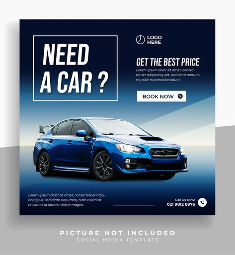 Car Advertising Design, Promotion Poster, Creative Advertising Design, Social Media Post Template, Poster Banner, Promotional Design, Car Advertising, Sale Promotion, Car Ads