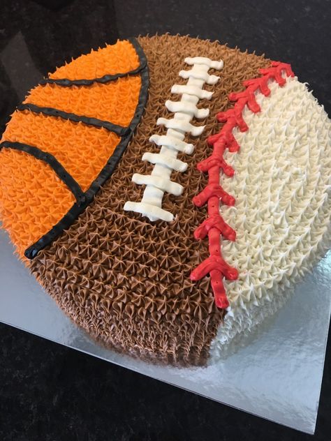 Sports Birthday Cakes, Sports Cake, Themed Party Ideas, Sports Baby Shower, Sports Theme Birthday, Sports Birthday Party, Sport Cakes, Baseball Birthday, Sports Birthday