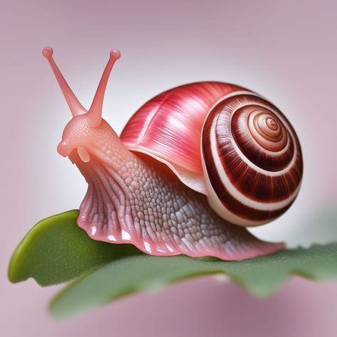 Ceramic Snails, Snail Image, Garden Snails, Apple Snail, Feel Good Pictures, Snail Art, Snails In Garden, Animal Portraits Art, Animal Study