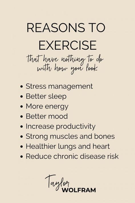 Reasons to Exercise that have NOTHING to do with how you look! #intuitiveexercise #joyfulmovement #mindfulmovement #bodypositive Reasons To Exercise, Healthy Lungs, Physical Appearance, Benefits Of Exercise, Strong Muscles, An Exercise, Intuitive Eating, Wolfram, Fitness Motivation Quotes