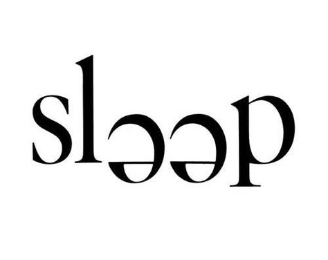 Sleep Graphic Design, Sleep Typography, Word Graphics, Move Logo, Ivan Chermayeff, Experimental Type, Logo Design Love, Black And White Logos, Art Appliqué