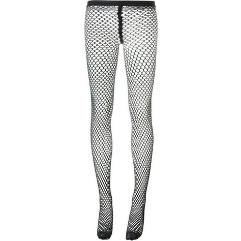 Comme Des Garçons Fish Net Tights ($61) ❤ liked on Polyvore featuring intimates, hosiery, tights, black, fish stocking, fish net stockings, comme des garÃ§ons, net tights and net stockings Fish Net Tights, Black Fishnet Tights, Net Tights, Black Fish, Net Stockings, Tights Socks, 2000s Outfits, Fish Net, Black Fishnets