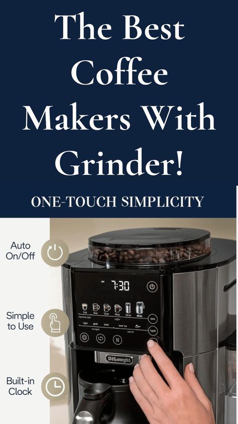 Are you tired of having multiple appliances taking up counter space just to make a single cup of coffee? Look no further than a coffee maker with a grinder! We have 5 of the best coffee makers with a grinder! Check out our blog today and get that perfect cup of coffee! Coffee Makers On Counter, Coffee Maker With Grinder, Single Cup Coffee Maker, Perfect Cup Of Coffee, Best Coffee Maker, Coffee Makers, Counter Space, Cup Coffee, Cup Of Coffee