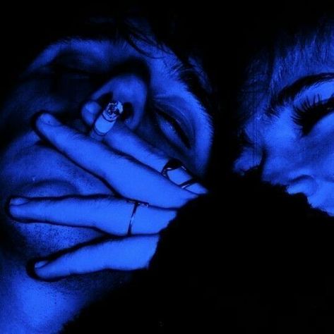 Blue Aesthetic Grunge, Rauch Fotografie, Photo Bleu, Blue Aesthetic Dark, Behind Blue Eyes, Everything Is Blue, Blue Aesthetic Pastel, Tumblr Quotes, Couples Goals