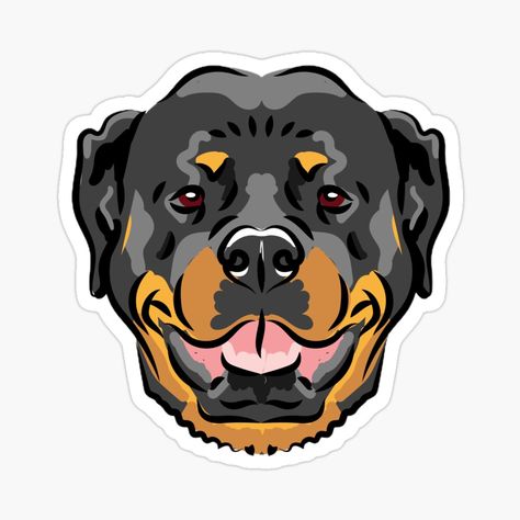 Rottweiler Illustration, Dog Sketches, Cute Rottweiler, Dog Character, Rottweiler Love, Cute Png, Dog Line, Dog Sketch, Dog Training Techniques