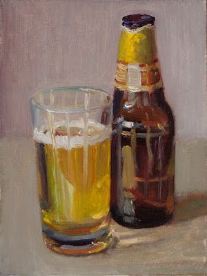 Wang Fine Art: a cup of beer still life oil painting original a painting a day Beer Drawing, Beer Painting, Painting A Day, Oil Painting Inspiration, Wine Painting, Food Painting, Still Life Oil Painting, Cat Air, Daily Painting