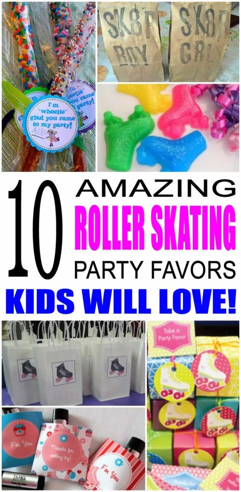 Check out the coolest roller skating birthday party favors for kids. Fun, easy and exciting roller skating party favors from treats to toys for your special occasion. All the children will enjoy these ideal roller skating gifts for a thank you. Skating Party Favors, Roller Skating Party Favors, Roller Rink Birthday, Skate Wallpaper, Roller Skating Birthday Party, Roller Skate Cake, Skate Party Favors, Roller Skate Birthday Party, Skating Birthday Party