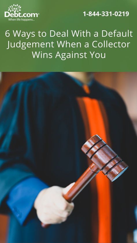 A default judgment could lead to wage garnishment or worse. Learn what happens if a collector gets a court judgment against you and what you can do. Prester John, Wage Garnishment, Debt Settlement, Financial Stability, Get Out Of Debt, Debt Consolidation, Life Happens, Debt Payoff, Money Tips