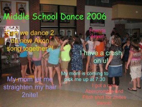 Actual photo from a middle school dance circa 2006 Middle School Dance Aesthetic, 2000s Middle School, School Dance Aesthetic, Middle School Aesthetic, Middle School Dance, Dance Aesthetic, High School Dance, Baby Fat, Swing Dancing