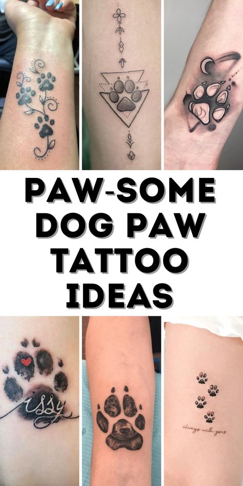 Paw tattoos