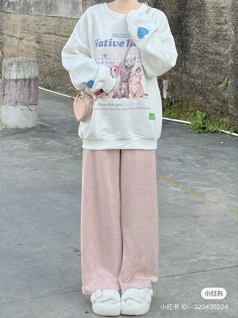 Kawaii Outfit Ideas Casual, Soft Japanese Aesthetic Outfits, Asian Outfits Aesthetic, Yesstyle Clothes, Outfit Ideas Korean Asian Style, New York Spring Outfits, Outfits Quotes, Cute Korean Outfits, Outfits New York