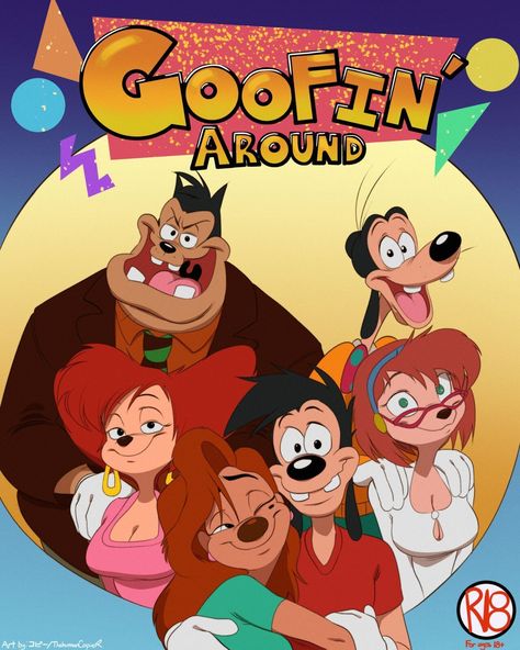 People In The 90s, Max And Roxanne, A Goofy Movie, Goof Troop, Goofy Disney, Goofy Movie, Mickey Mouse Cartoon, Pinturas Disney, Custom Drawing