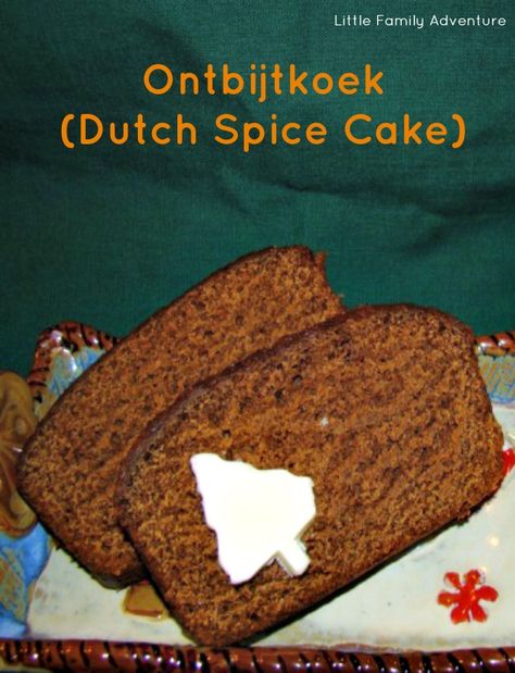 Dutch Honey Cake, Dutch Breakfast, Dense Cake, Spice Cake Recipe, Dutch Cuisine, Spice Cake Recipes, Breakfast Bread Recipes, Breakfast Bread, Honey Cake