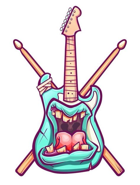 Guitar tattoo sketch Doodles Videos, R6 Wallpaper, Drawing Doodles, Graffiti Doodles, Posca Art, Graffiti Characters, Graffiti Cartoons, Graffiti Drawing, Jolly Roger