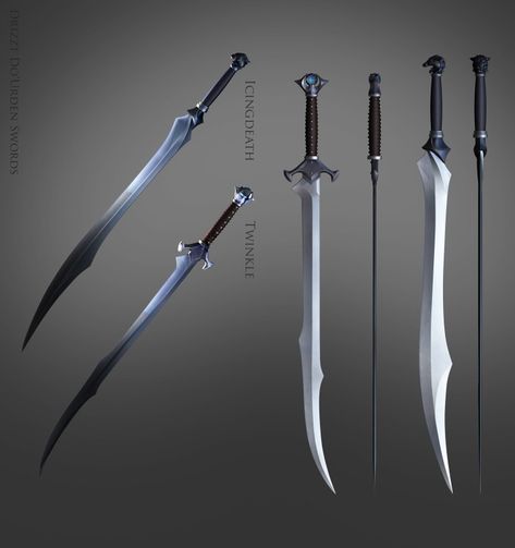 Twin Swords Fantasy Art, Dual Sickles, Twin Blades, Dual Swords, Curved Swords, Fantasy Blade, Tactical Swords, Types Of Swords, Futuristic Motorcycle