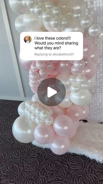 PDX Balloon Designs on Instagram: "The prettiest pearl pink combo 🤍✨ . . . @kalisanballoons . . . .  #pinkballoons #balloonartist #eventdecor" Pink And Pearl Balloons, Lilac Balloons, Pearl Balloons, Balloon Designs, Pearl Pink, Balloon Design, Pink Balloons, Pearl Grey, Balloon Arch