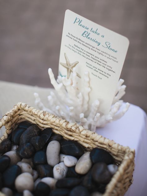 Blessing Stones Wedding, Kisses Wedding Favors, Scottish Wedding Themes, Ocean Wedding Theme, Coffee Wedding Favors, Dyi Wedding, Anchor Wedding, 2013 Wedding, Earthy Wedding