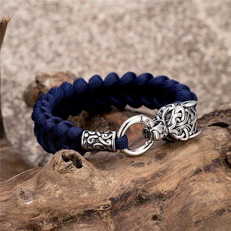 https://tjjewelryandgifts.com/products/vintage-norse-runes-celtic-wolf-survival-rope-bracelets-men-handmade-outdoor-stainless-steel-lanyard-wristband-vikings-jewelry?utm_source=copyToPasteBoard&utm_medium=product-links&utm_content=web Runes Celtic, Wolf Bracelet, Celtic Wolf, Paracord Rope, Rope Bracelet Men, Dungeons And Dragons Figures, Bracelets Men, Rope Bracelets, Dungeons And Dragons Miniatures