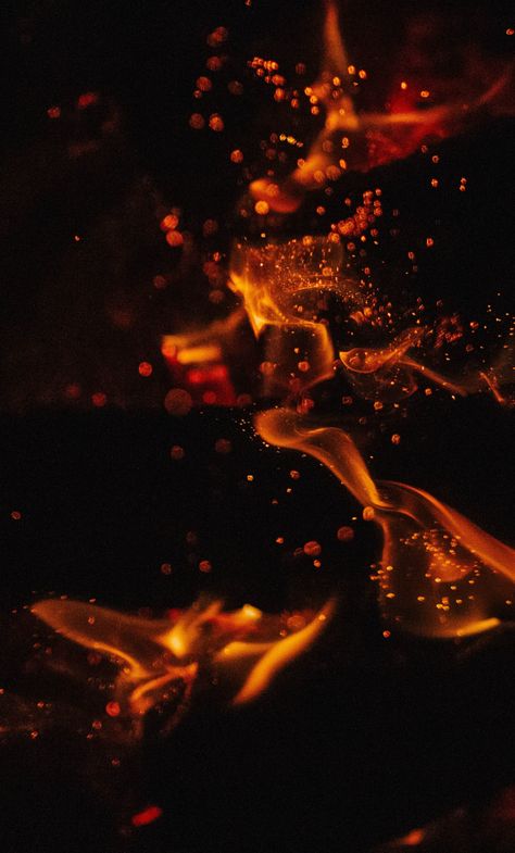 Fire Orange, Orange Aesthetic, In The Dark, Screen, Iphone, Orange, Yellow, Water