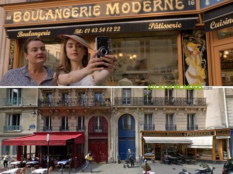 The Emily in Paris House and Restaurant: Filming Locations Guide Emily In Paris Restaurant, Parisian Apartment Decor, Paris House, Guy Martin, Charles Martin, Paris Home, Parisian Apartment, Beautiful Streets, Paris Apartments