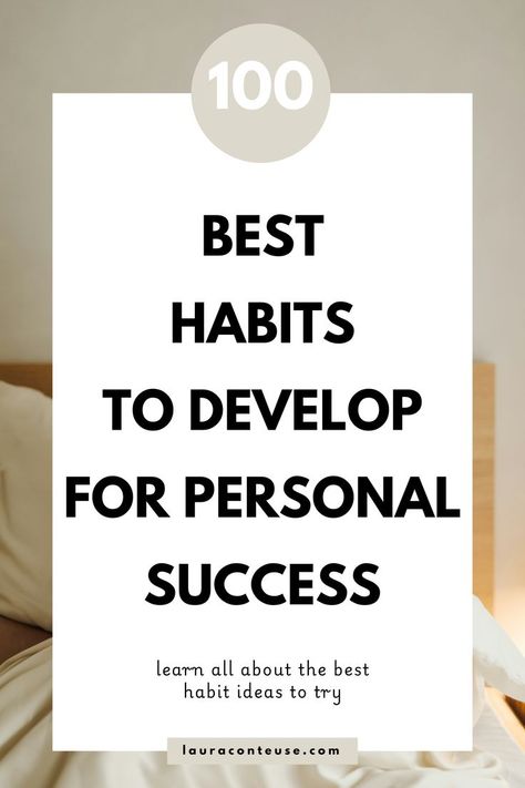 Discover 100 good habits to transform your life. Start with micro habits that are easy to implement. Explore good daily habits that will change your life and find good habits to start for a more fulfilling lifestyle. Incorporate daily habits to start today that promote well-being. Embrace good habits in daily life to support your growth. Learn how to better your life with life-changing habits tailored for you. Discover good habits for women and the best habits to develop for personal success. Atomic Habits Examples, Habits To Start In 2025, Best Habits For Success, Micro Habits To Change Your Life, Smart Habits, Micro Habits, Habits List, Habits To Develop, List Of Habits