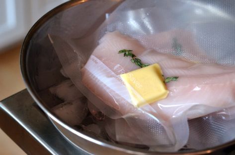 Sous Vide Black Cod Fillets | Award-Winning Paleo Recipes | Nom Nom Paleo *good with mahi mahi Sous Vide Halibut, Sous Vide Cod, Sou Vide Halibut, Sous Vide Scallops, Sous Vide Salmon From Frozen, Vacuum Sealing Food, Cod Fillets, Coconut Fish, Black Cod