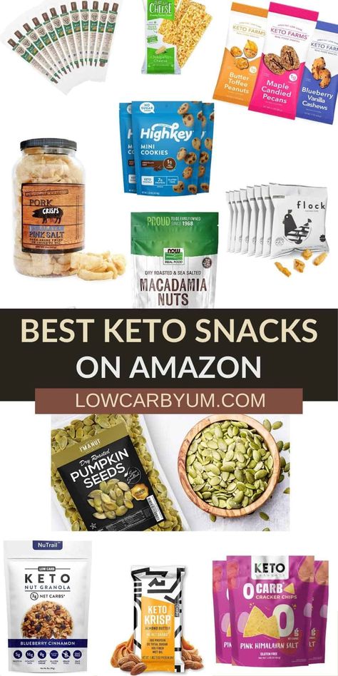 Best Keto Snacks, Low Carb Cereal, Roasted Edamame, Carb Counter, Good Keto Snacks, Low Carb High Fat Diet, Keto Granola, Chicken And Chips, Packaged Snacks