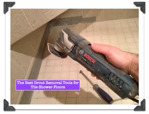 Best Grout Removal Tools for Shower Tile Floors Grout Removal Tool, Shower Grout, Deep Clean Bathroom, Tile Repair, Tile Removal, Trendy Wall Decor, Shower Floor Tile, Tile Floors, Woodworking Carpentry