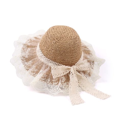 PRICES MAY VARY. MATERIAL：This baby straw hat is made with 100% Paper,high quality and breathable,allows heat to escape and air to flow.This is the perfect style summer hat for your children. SIZE：The baby girl sun hat is suitable for 3-6 years baby girls.The cap circumference is 50-52cm=19.69-20.47”.The size of the girl sun hat can be adjusted, the inside of the hat has an adjustment rope, can be adjusted according to the size of baby’s head circumference. HAND MADE：Kids straw hat is carefully Summer Beach Hats, Baby Fashion Summer, Toddler Sun Hat, Hats For Kids, Girls Sun Hat, Summer Hats Beach, Straw Hat Beach, Beach Hats