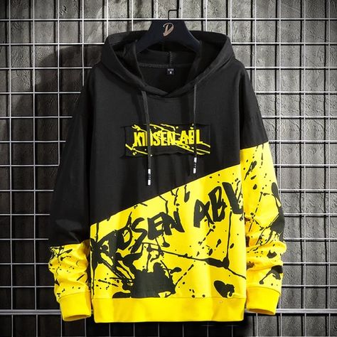 Japanese Streetwear Fashion, Printed Hoodie Men, Hip Hop Hoodies, Hip Hop Print, Hip Hop Sweatshirts, Summer Sweatshirt, Spring Hoodie, Streetwear Hoodie, New Mens Fashion