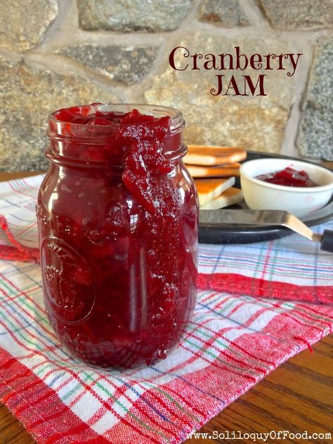 Cranberry Jam Top Desserts, Refrigerator Jam, Love Bakes Good Cakes, Good Cakes, Cranberry Jam, Canning Jam, Cranberry Muffins, Freezer Jam, Yeast Breads