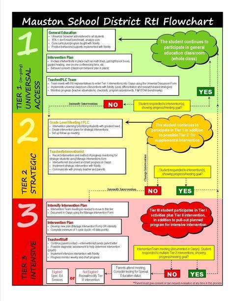 RtI Process - RtI Handbook Rti Interventions Elementary, Rti Documentation, School Psychology Resources, Rti Interventions, Intervention Classroom, Intervention Specialist, Response To Intervention, Flow Chart Template, Math Charts