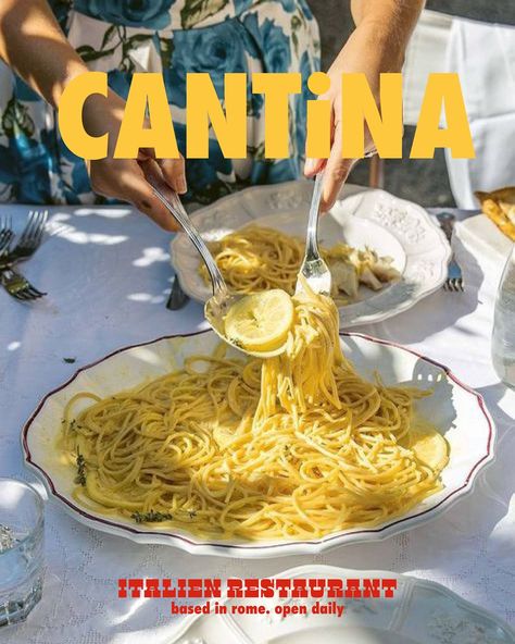 Introducing Cantina! 🍕🧀🥁 A fun, lively Italian restaurant that brings the taste of Italy to your table. brief by @designerbriefs #dbcantina #designerbriefs #graphicdesign #graphicdesigner #branding #brandingdesign #brandidentity #branddesign #visualidentity #visualdesign #italianrestaurant #restaurantdesign #restaurantbranding #graphicdesignchallenge #briefs #brandinspiration #logo #logodesign #logoinspiration #designinspiration #typography #madewithadobe #aesthetic #contemporarydesign #art... Italy Aesthetic Restaurant, Vintage Italian Ads, Restaurant Table Aesthetic, Restaurant Photography Interior, Italian Food Branding, Italian Restaurant Photography, High End Restaurant Branding, Italy Restaurant Aesthetic, Restaurant Content Ideas