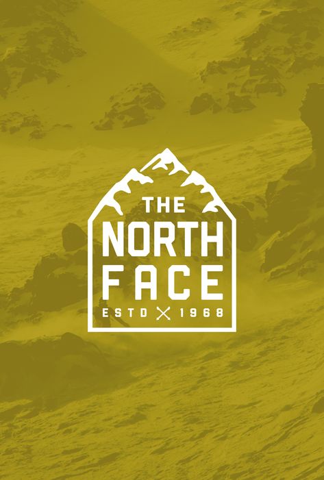 The North Face Rebrand on Behance Personal Project, Face Design, North Face, The North Face, Calm Artwork, Keep Calm Artwork, Branding, Design