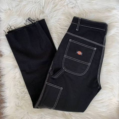 Dickies Jeans Men, Pantalon Dickies, Fire Jeans, Grunge Pants, Outfits Men Streetwear, Estilo Cholo, Dickies Jeans, Dickie Jeans, Classy Outfits Men