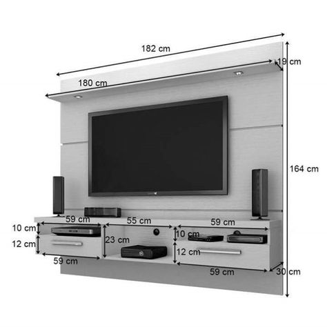 टीवी यूनिट, Shelves Around Tv, Tv A Muro, Small Apartment Therapy, Diy Wood Headboard, Ikea Apartments, Tv Fal, Tv Unit Furniture, Apartment Storage