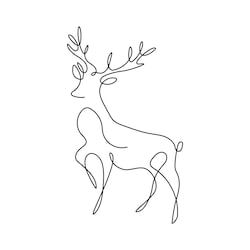 Animal Line Drawings, Deer Tattoo, Single Line Drawing, Continuous Line Drawing, Line Art Design, Outline Art, Pattern Tattoo, Wire Crafts, Abstract Lines