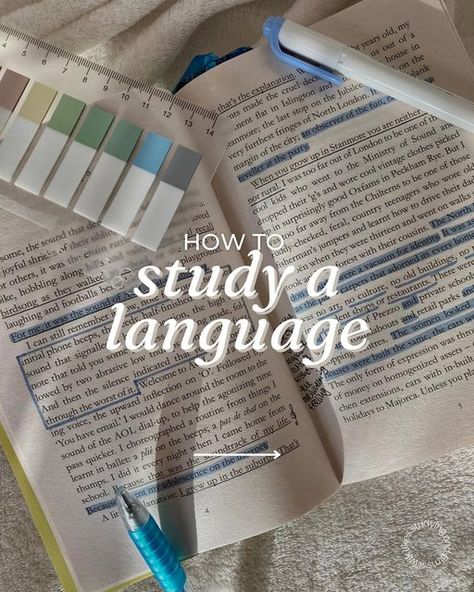 How To Study Languages, Spanish Study Notes, Organize Motivation, How To Study, M Learning, Student Life Hacks, Productive Day, Study Desk, School Organization