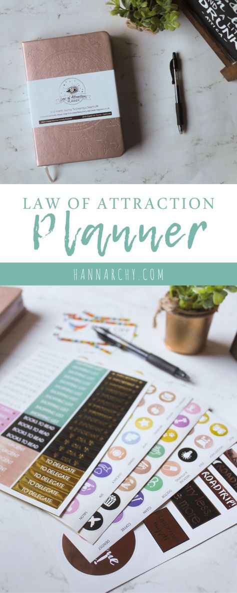 Law of Attraction Planner | Designed by Freedom Mastery, this modern planner offers daily affirmations and goal setting #journal #planner #freedommastery #lawofattraction Law Of Attraction Planner Ideas, Freedom Mastery Planner, Goal Setting Journal, Printable Forms, To Do List Printable, 41st Birthday, Life Planning, Law Of Attraction Planner, Dragon Tattoos