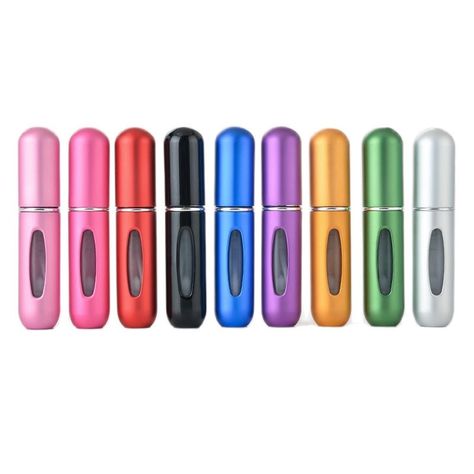 5pcs Portable Mini Refillable Perfume Bottle With Spray Scent Pump Empty Cosmetic Containers Atomizer Bottle Travel 5ml 0 18oz | Save More With Clearance Deals | Temu Water Storage Containers, Refillable Perfume Bottle, Sprayer Bottle, Travel Perfume, Perfume Atomizer, Cosmetic Containers, Bottle Storage, Refillable Bottles, Travel Bottles